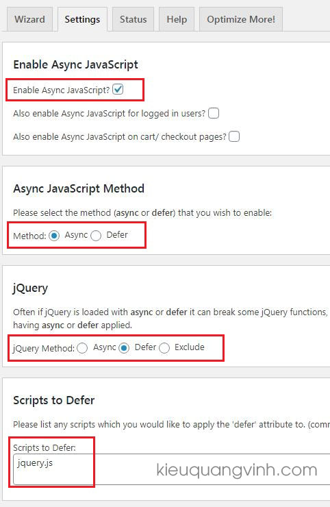 Hướng dẫn cài đặt plugin Async JavaScript